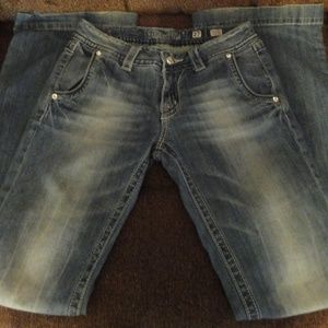 Miss Me Stonewashed Flair Leg Jeans